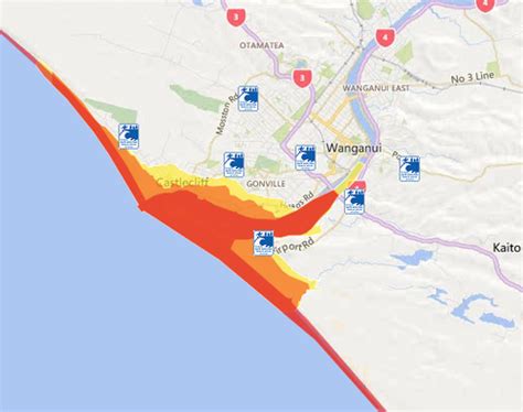 Tsunami Evacuation Zones - Interactive Web Map