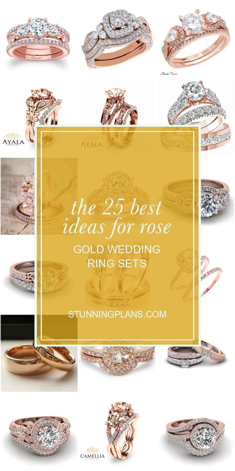 The 25 Best Ideas for Rose Gold Wedding Ring Sets - Home, Family, Style and Art Ideas