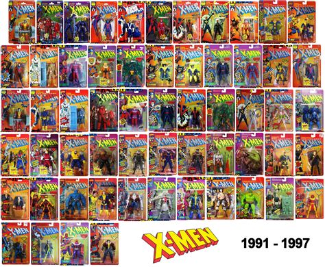 X-Men action figures. These were such an easy gift for me growing up. Who had which ones? : 90s