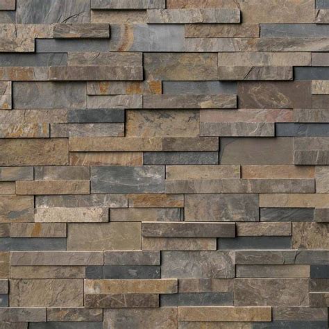 Rustic Gold Stacked Stone Panels | Stacked stone panels, Slate wall tiles, Stone panels