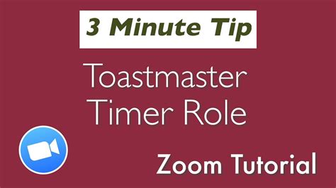 Toastmasters Zoom Tips: How to use virtual backgrounds as timing signals in Zoom - YouTube