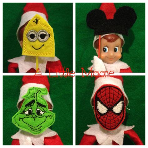 Elf on the Shelf Masks Sneak Peak - A Little Moore