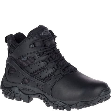 Merrell Women's Moab 2 Tactical Response WP Uniform Boots - Black | elliottsboots