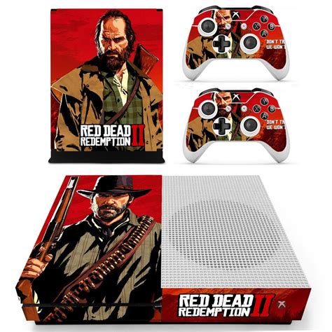 Xbox One S And Controllers Skin Cover Red Dead Redemption 2 - ConsoleSkins.co