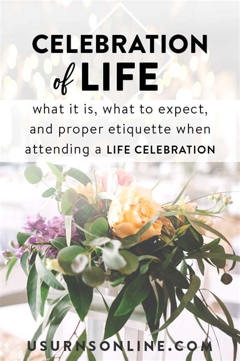 What Is a Celebration of Life? Etiquette, What to Expect, & More » US Urns Online