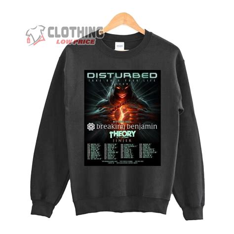 Disturbed Breaking Benjamin Tour 2023 Shirt, Breaking Benjamin New Album 2023 Shirt, Breaking ...