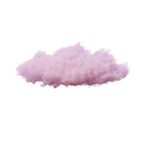 pink cloud on isolated background. 3D render. 19804613 PNG