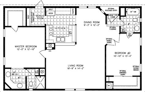 Floorplans for Manufactured Homes 1000 to 1199 Square Feet | BLUEPRINTS, FLOOR PLANS | Pinterest ...