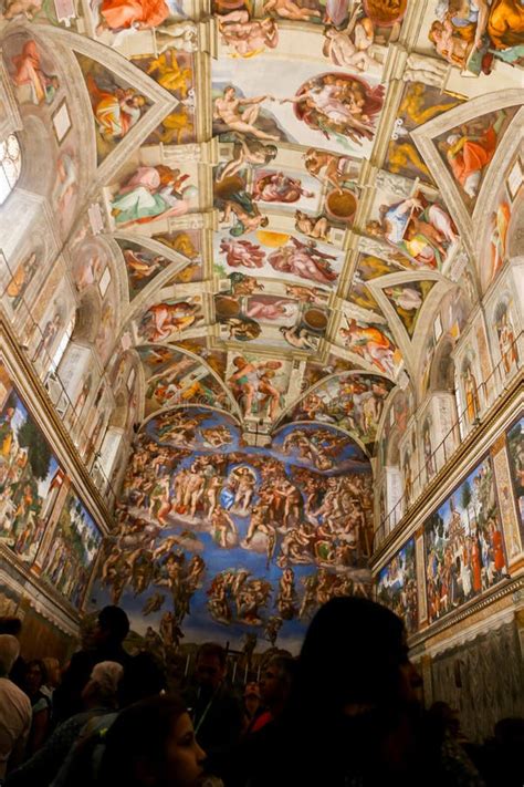 Michelangelo Paintings At Sistine Chapel ( Cappella Sistina ) - Vatican ...