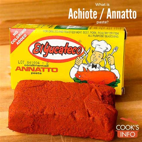 Achiote Paste - CooksInfo