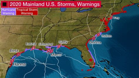 Hurricane Delta Likely to Become Record-Breaking 10th Mainland U.S ...