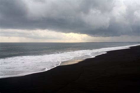 Black Sand Beach in Bali | Indonesia