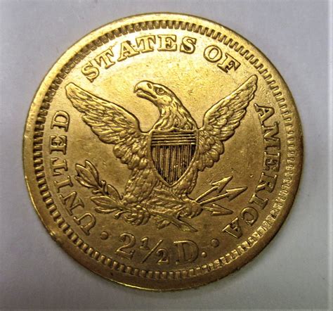 1861 dated US Civil War GOLD $2.5 coin, camp found – Battleground Antiques