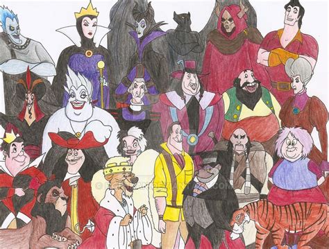 Disney Villains Drawing at GetDrawings | Free download