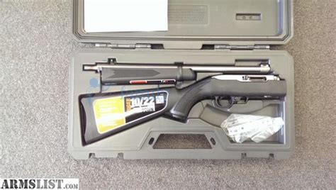 ARMSLIST - For Sale: RUGER 10/22 TD HARD CASE 22LR SS/SYN 11193