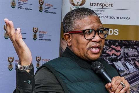 Minister Fikile Mbalula launches programme to fix potholes on SA roads