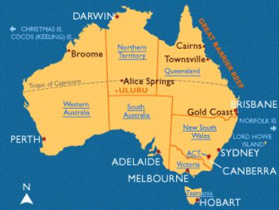 The states and territories of Australia