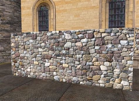 Second Life Marketplace - Seamless Fieldstone Wall or Foundation with Full Perm Texture Included ...