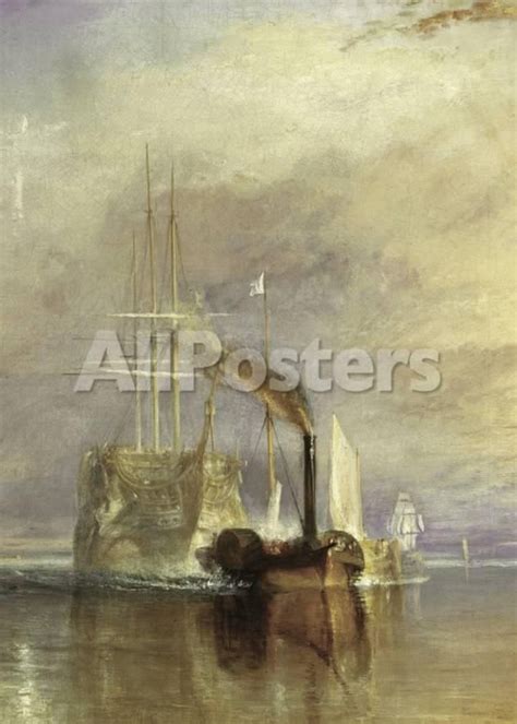 The Fighting Temeraire by J. M. W. Turner Transportation Art Print - 50 ...