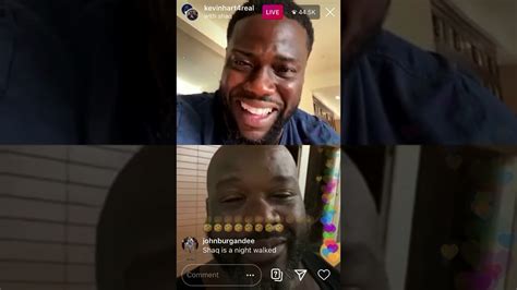 KEVIN HART ROAST SHAQ ON INSTAGRAM LIVE - YouTube