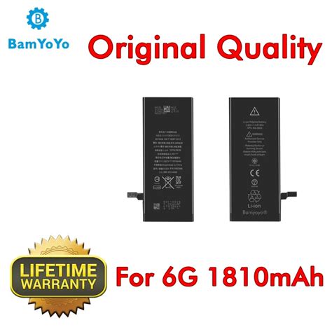 20pcs (Original Quality) For iPhone 6 6G Battery 0 Cycle New 1810mAh Full Capacity Lifetime ...