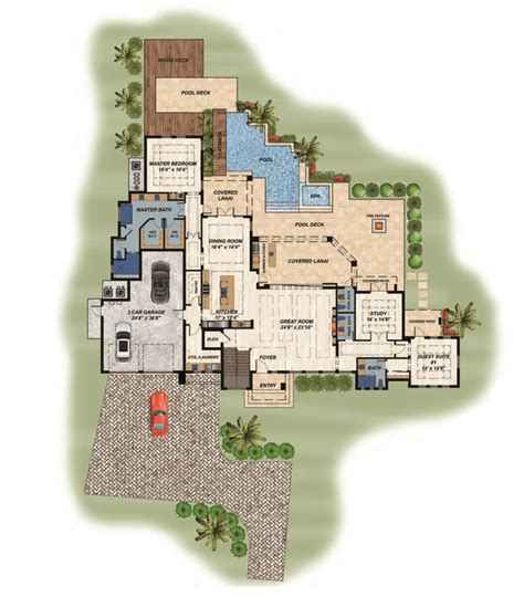 Nautilus House Plan | Naples Florida | House Plans