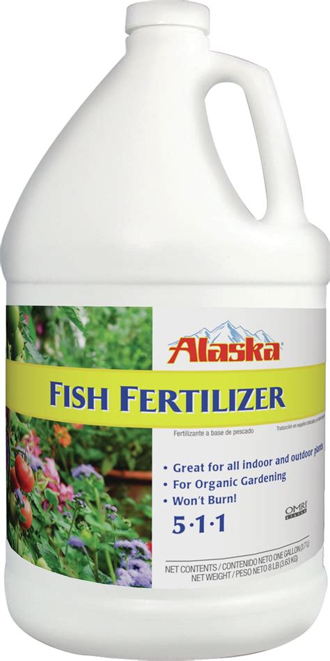 Alaska Fish Emulsion Fertilizer and Plant Food, 1 Gallon - Walmart.com - Walmart.com