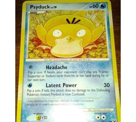 Psyduck Pokemon Card +2 $2.00 | Pokemon, Pokemon cards, Psyduck