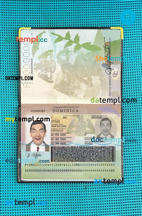 Dominican passport PSDs, editable scan | by Photolookpassport | Jan ...