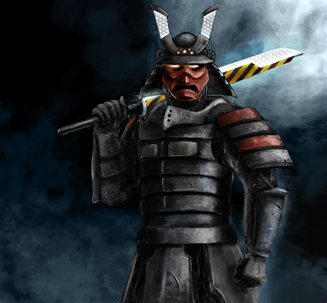 Futuristic Samurai by JulesMartinVos on DeviantArt