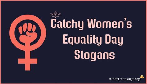 Catchy Women’s Equality Day Slogans | Gender Equality Slogans