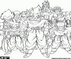 Master Roshi, Dragon Ball coloring page printable game
