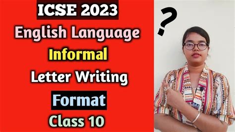 Icse Class 10 Letter Format - Image to u