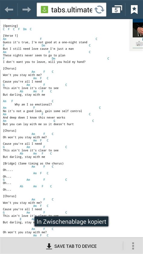 Stay with me Need Love, Want You, Hold My Hand, Hold On, 1 Am, Ukulele Chords, One Night Stands ...