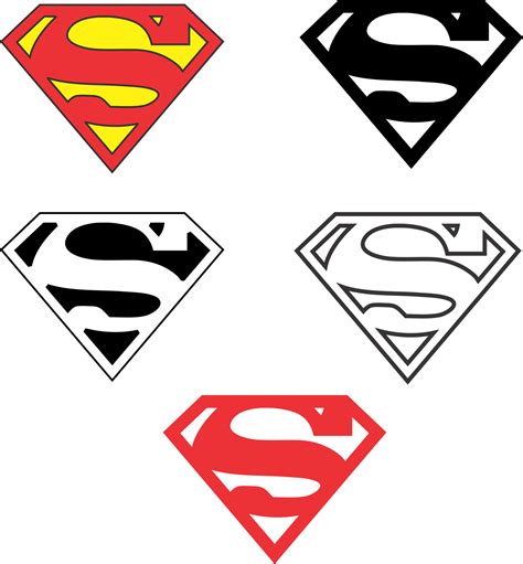 Black Superman Logo Vector SVG - FREE Vector Design - Cdr, Ai, EPS, PNG, SVG