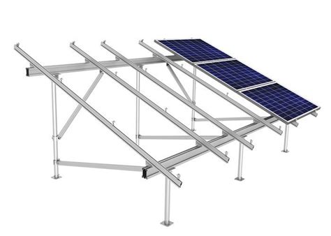 PV Solar Panel Frame Mounting Kit , Triangular Bracket Solar Roof Systems