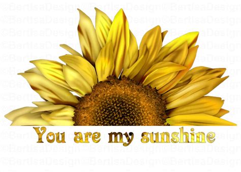 Sunflower Quote Sublimation Design Sunflower Clip-art PNG for | Etsy UK | Clip art, Sunflower ...