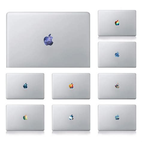 Hot Sale Partial Vinyl Decal For Apple Logo Sticker For Macbook Air Pro Retina DIY Personality ...