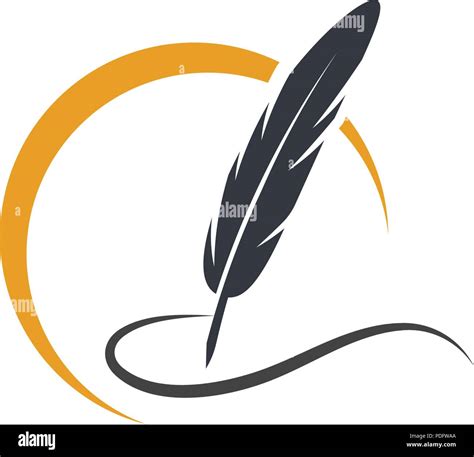 Pen logo hi-res stock photography and images - Alamy