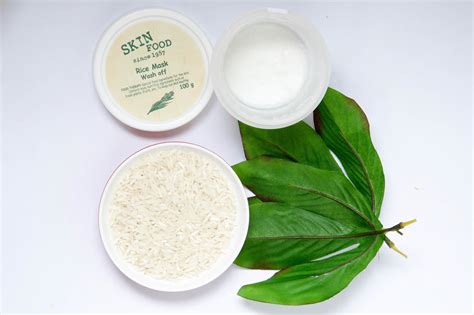 |REVIEW| Rice For Skin Whitening: Skinfood Rice Mask Wash Off