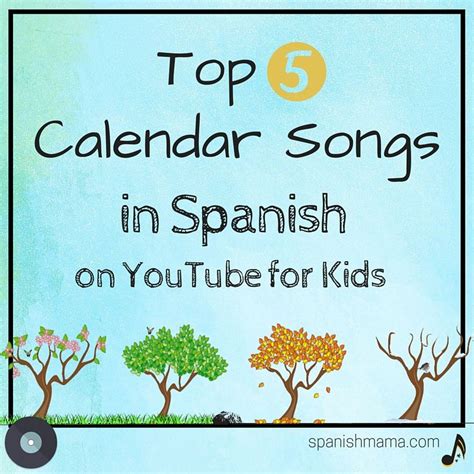 The best calendar songs in spanish for kids – Artofit