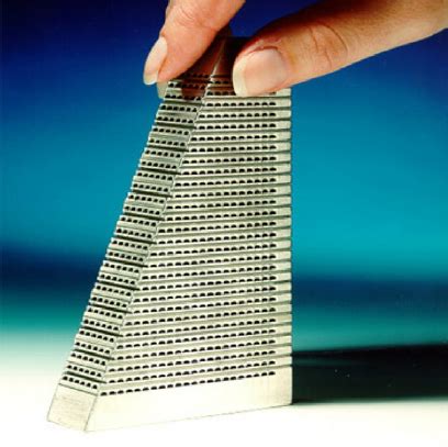 Printed Circuit Heat Exchanger (courtesy of Heatric). | Download Scientific Diagram