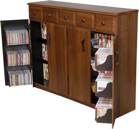 CD DVD Storage Cabinet Rack / TV Stand w/ Drawers NEW | eBay