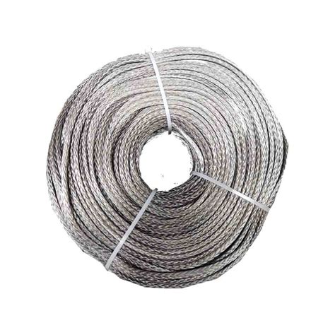 5mm X 100m 12 Splicing Dyneema Core Rope , 12 Weaves Gray Dynamax Rope