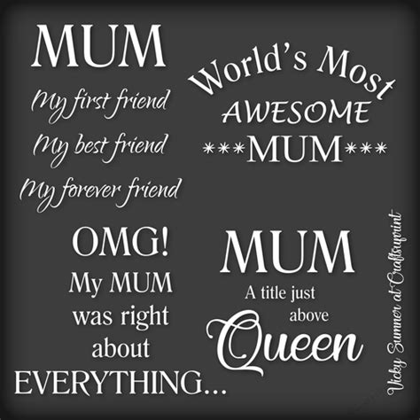 Mum Word Art 1 - CUP947823_43136 | Craftsuprint