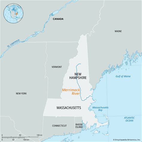 Merrimack River | New Hampshire, Map, & Facts | Britannica