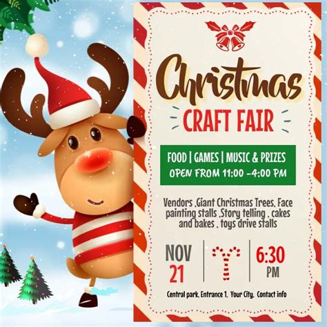 Copy of Christmas craft fair | PosterMyWall