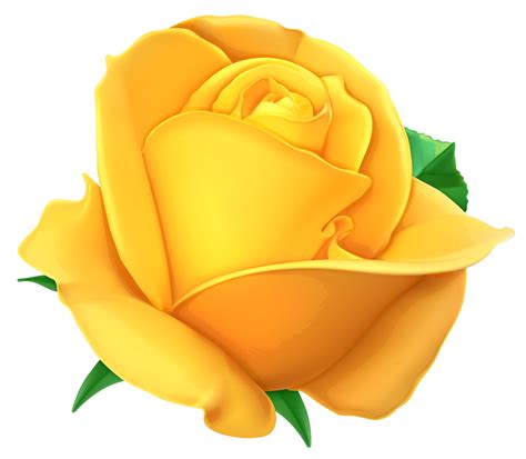 Free Yellow Rose Clipart - ClipArt Best