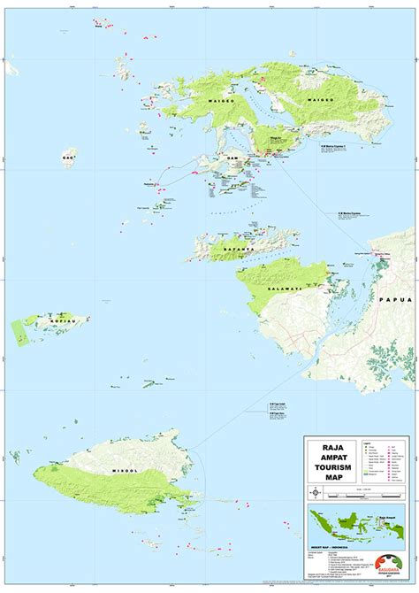 Raja Ampat Maps - a collection of useful maps of Raja Ampat