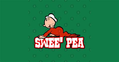 Swee' Pea from Popeye - Popeye - Sticker | TeePublic